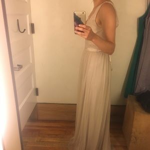 Anthropologie bridesmaid dress with tulle and lace